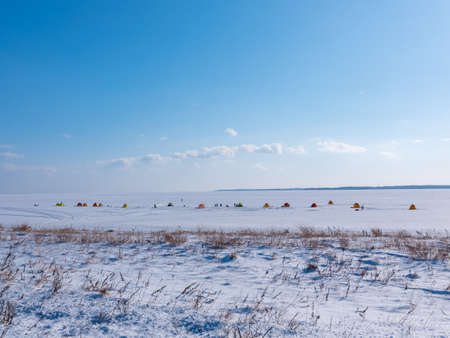 winter fishing in bekkai hokkaido