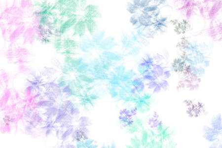 colorful flower watercolor for background