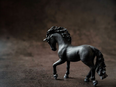 take a picture of a schleich horse figureの写真素材