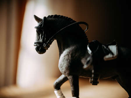 take a picture of a schleich horse figureの写真素材