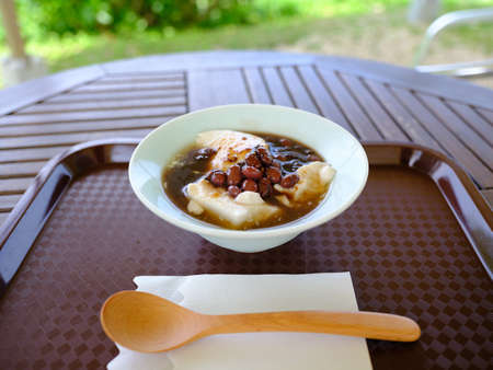 Japanese delicious sweet food Zenzai