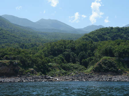 Cape Shiretoko, a World Natural Heritage Siteの写真素材