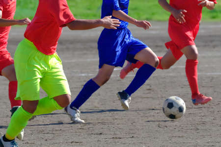 football game in hokkaido japanの写真素材