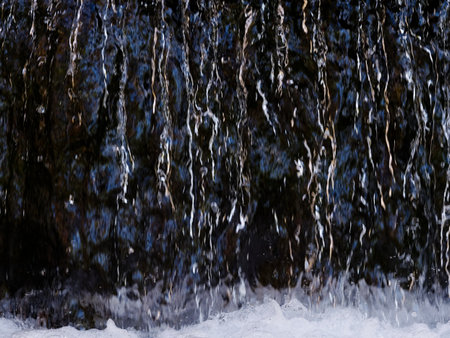 background with flowing clear water