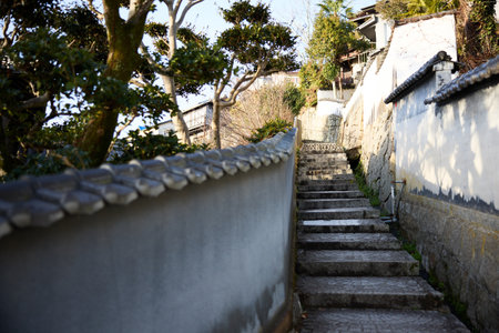 <p>town scape of onomichi city</p>の写真素材