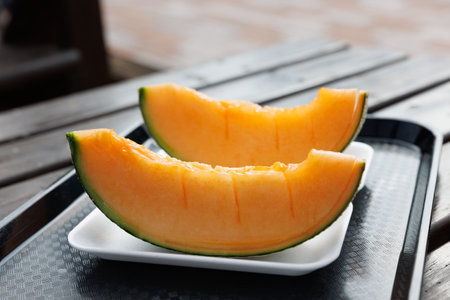 delicious melon in summer hokkaido