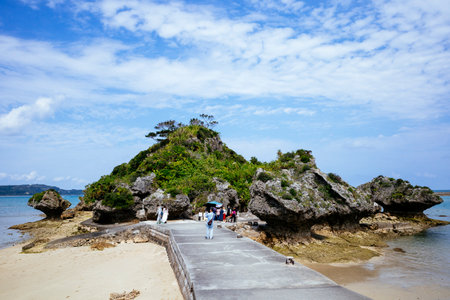 Amamichu's Tomb in okinawa Japanの写真素材