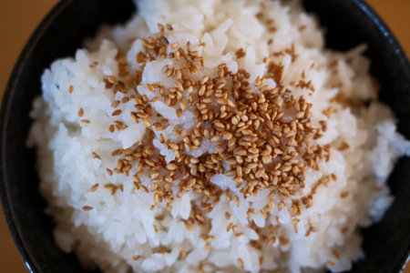 a set of rice in Japanの写真素材