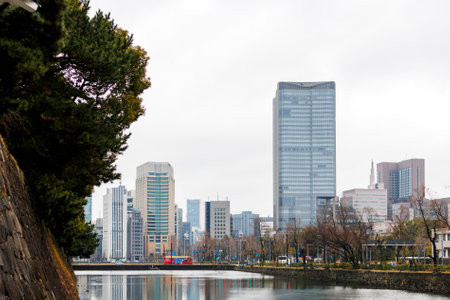 Scenery around the Imperial Palaceの写真素材