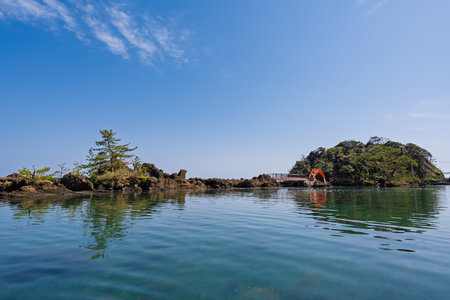 yajima kyoujima in sado islandの写真素材