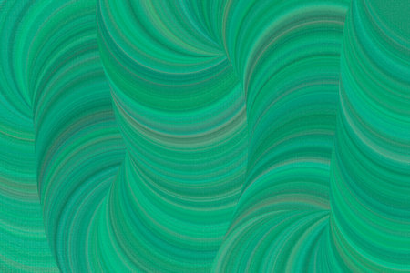 abstract background with green and turquoise spirals and stripes