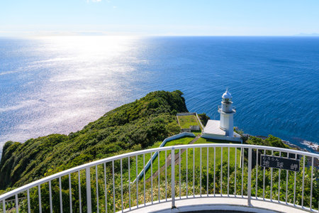 cape chikyu in muroran hokkaidoの写真素材