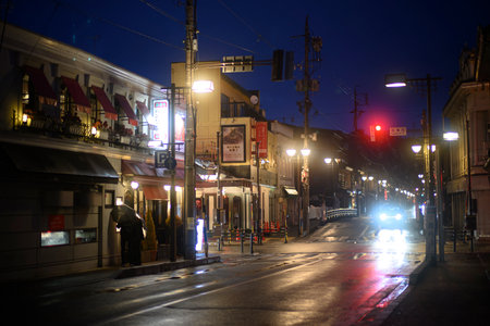 old town in takayama gifuの写真素材