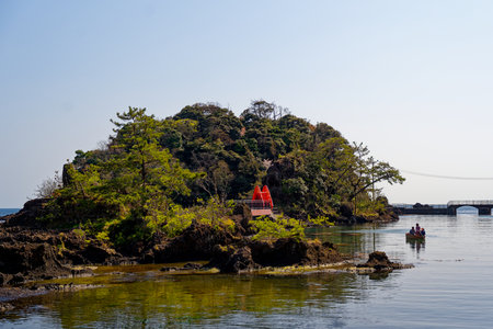 yajima kyoujima in sado islandの写真素材