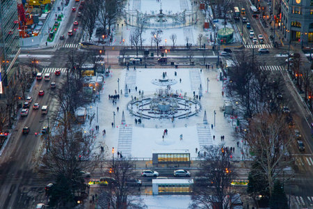 oodori park seen from tv tower