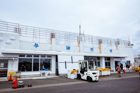 Yoron Island Airport on a sunny day