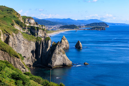 Tokkarisyo scenic spot in hokkaidoの写真素材