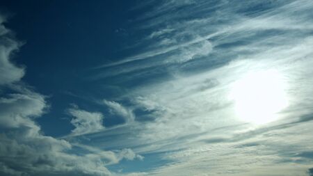 clear autumn sky in Takabocchikogenの写真素材