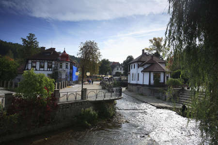 By the riverの写真素材