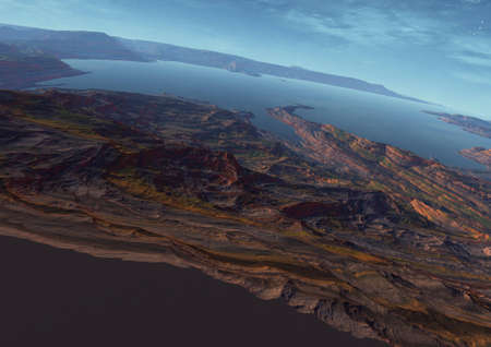 Alien planetの写真素材
