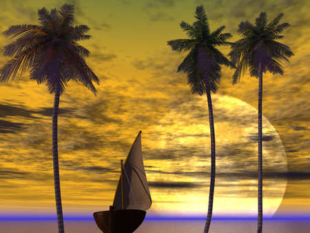 Sunsetの写真素材