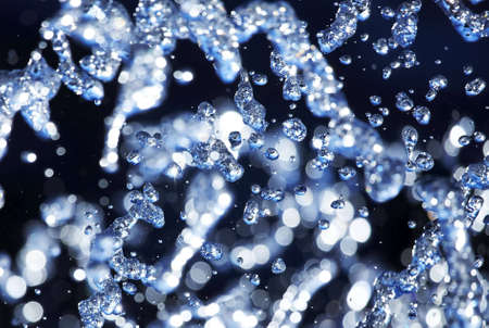 Water drops (closeup)の写真素材