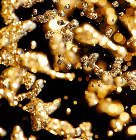 Water drops (closeup)の写真素材