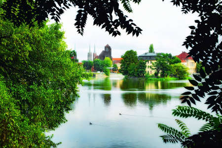 Monument in Wroclaw, Poland