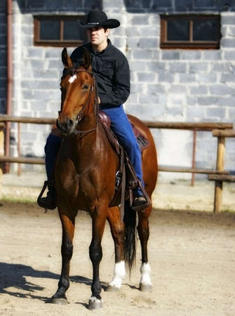Cowboy's portraitの写真素材