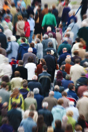 People blurredの写真素材