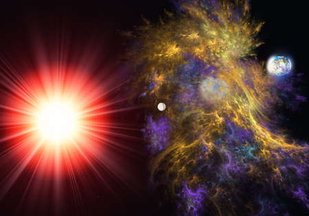 Star formation nebula
