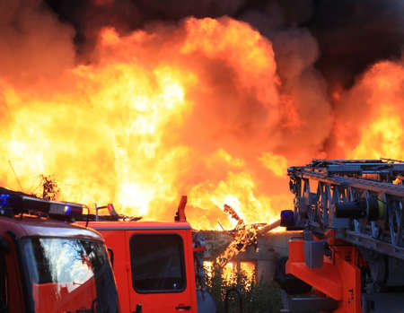 Big fireの写真素材