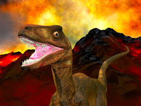 Allosaurus fragilisの写真素材