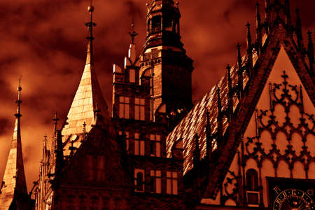 Rynek in Wroclaw, Polandの写真素材