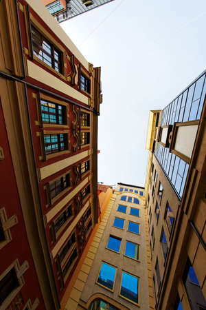 Modern buildingsの写真素材