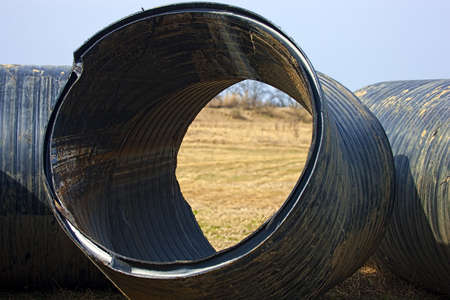 Huge pipesの写真素材
