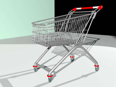 Shopping cartの写真素材
