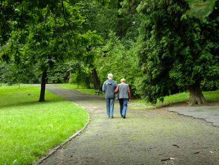 Park in spring timeの写真素材