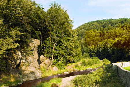 Sunset in the valleyの写真素材