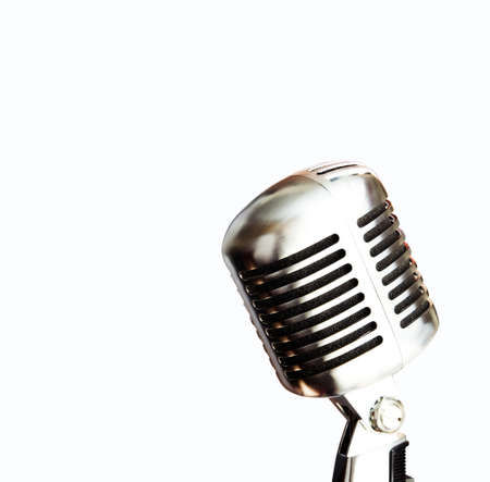 Isolated  professional microphoneの写真素材