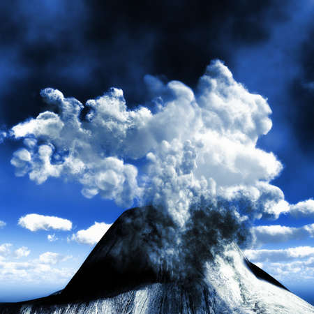 Volcanic crater