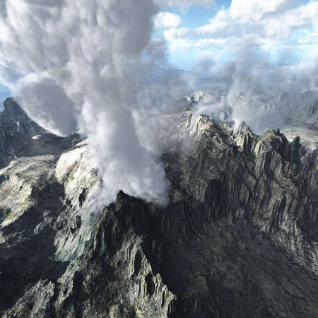 Volcanic eruption  