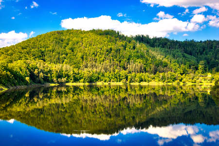 Typical Polish landscape の写真素材