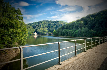 Dam in Zagorze, Polandの写真素材