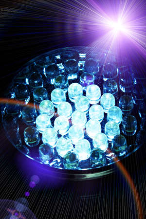Diode lightsの写真素材