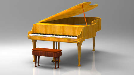 Grand pianoの写真素材