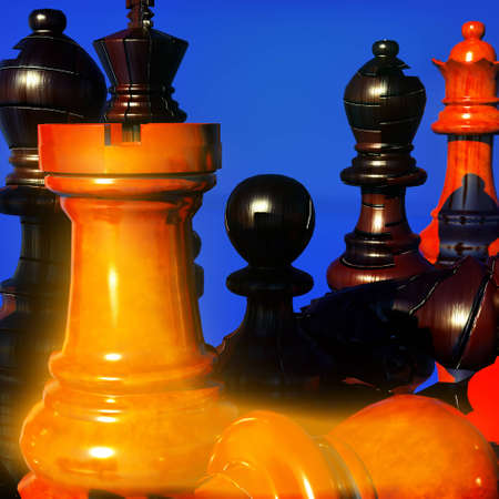 Chess battle -victoryの写真素材