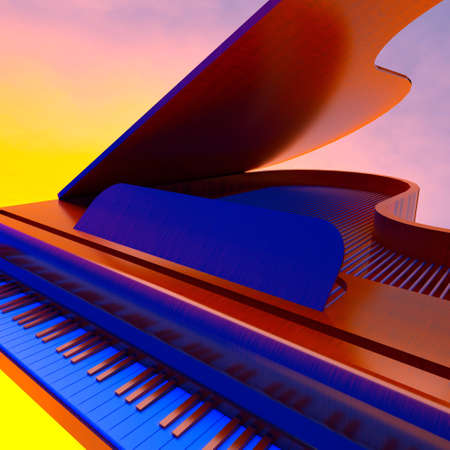 Grand pianoの写真素材