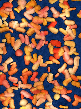 Colony of dangerous bacteriaの写真素材