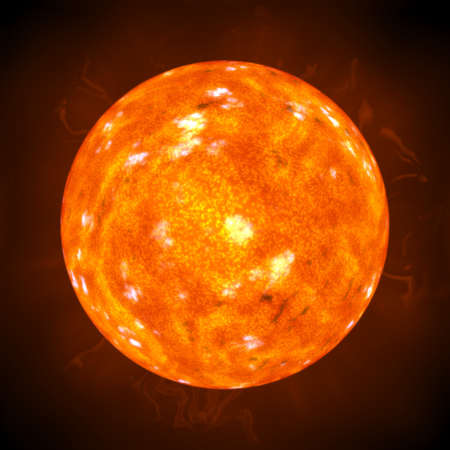 Sun coronaの写真素材